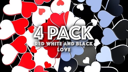 Rote, weiße und schwarze Liebe 4K
