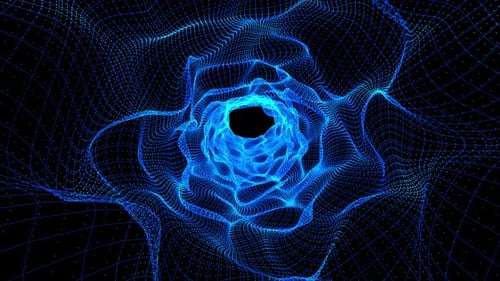 Bucle de túnel de estructura alámbrica de 4K en Alpha