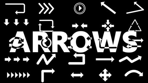 Animated Directional Arrows Pack for UI UX Design