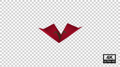 Papierflugzeug mit marokkanischer Flagge V3