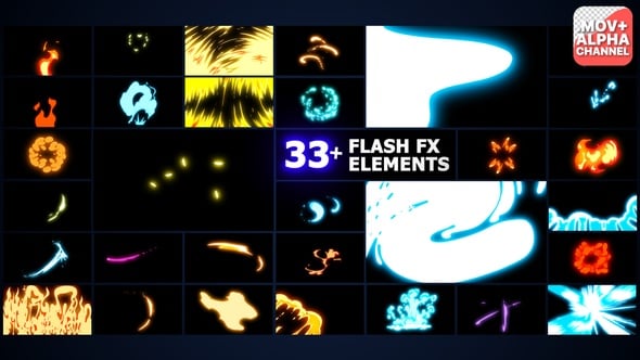Flash FX Elements Pack | Motion Graphics, Elements Motion Graphics ft ...
