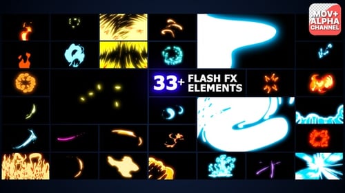 Flash FX Elements Pack | Motion Graphics