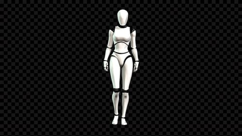 Robot Idle Animation Front View
