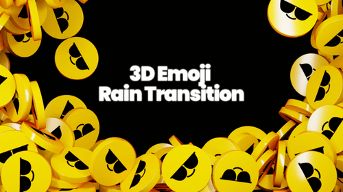 Falling Cool Emojis Seamless Transition