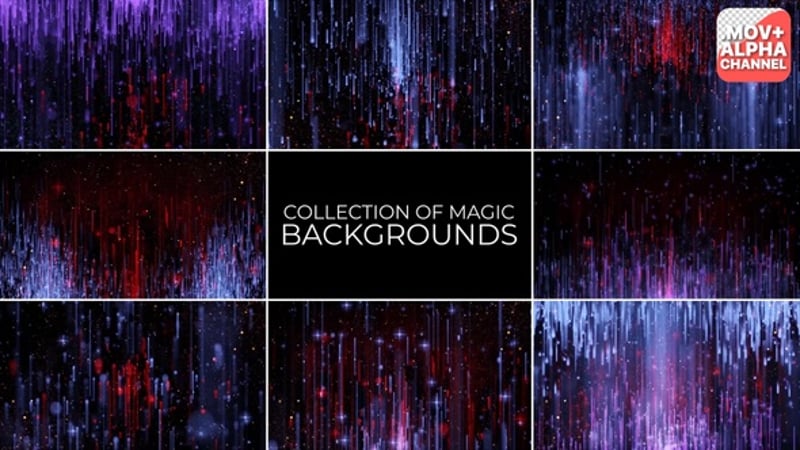 Magic Particle Backgrounds | Motion Graphics, Backgrounds Motion ...