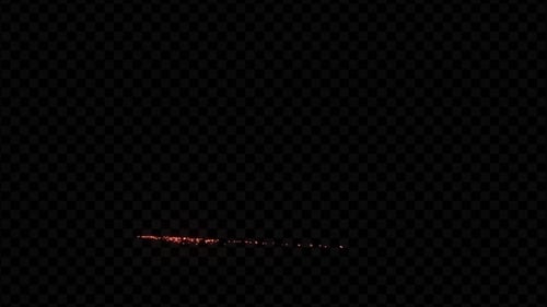 Dynamic Fiery Particle Arrow and Line Reveal