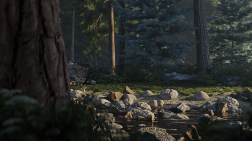 Forest Background Animation 1