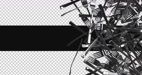 3d Fork Transition Animation
