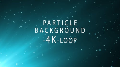 Abstract Glowing Particles Background with Light Rays