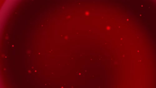 Abstract Red Swirling Particles Glowing Background