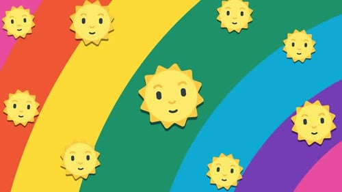 Colorful Fluid Shapes Transition Reveal