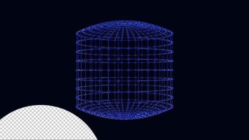 Abstract Transparent Background Loop