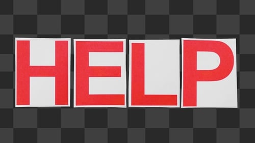 Ransom Note Style Paper Text Reveal