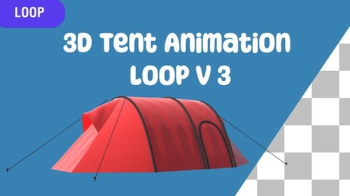 Tent Animation Alpha Loop v3