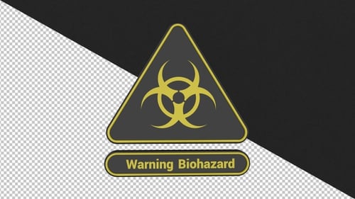 Warning Bio Hazard - 4K