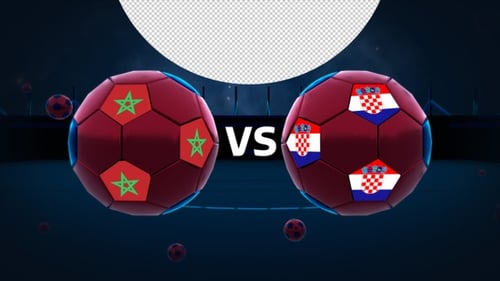 Morocco Vs Croatia Football Vs Card