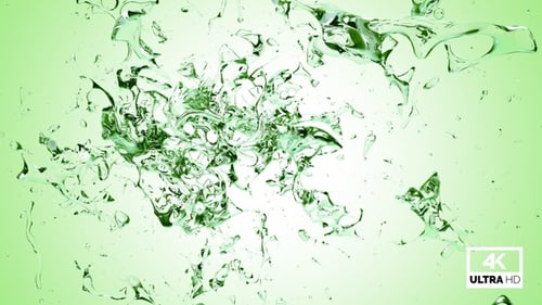 Green Water Splash V5