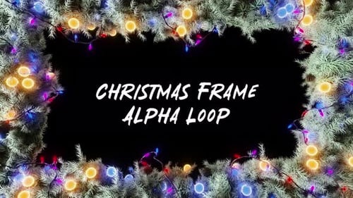 Christmas Wreath Frame 08