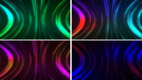 Dynamic Glowing Abstract Lines Background Animation