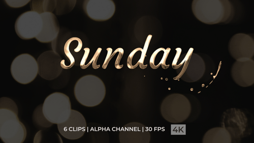 Animation textuelle du dimanche