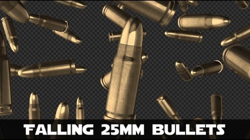 Fallende 25-MM-Kugeln mit Alphakanal