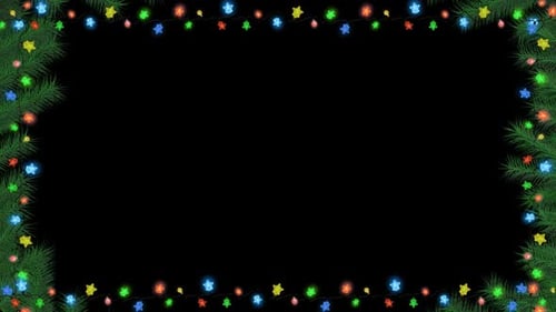 Christmas Star Garland Loop