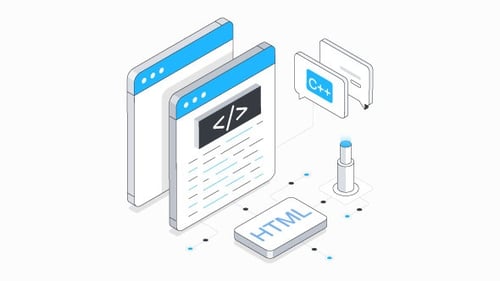 Web Coding Isometric Animation Alpha Channel