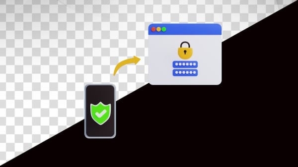 Flat Design Digital Identity Verification Animation, Transitions Motion ...