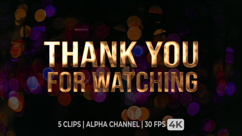 Obrigado por assistir a animação de texto