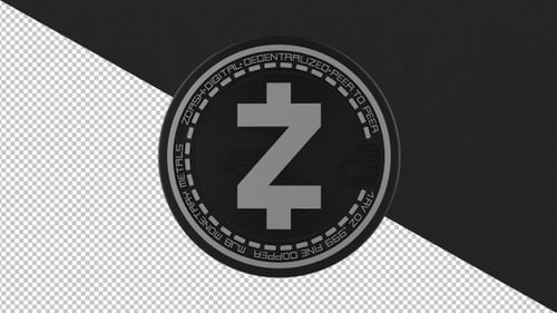 Futuristic 3D Crypto Coin Spinning Animation