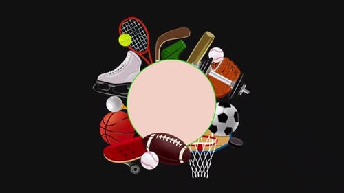 Sports Background 2D | Alpha Channel