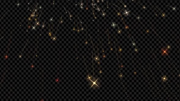 Falling star animation, Elements Motion Graphics ft. falling stars ...