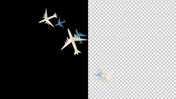 Plane Path Animation Alpha Video, Backgrounds Motion Graphics ft ...