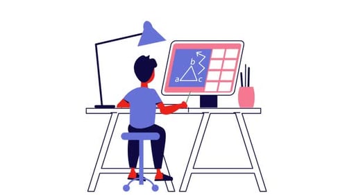 Pack de 6 clips de un niño que aprende a ser diseñador