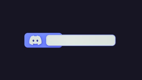 Animated Discord Social Media Icon Title Bar