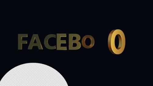 Luxury Golden 3D Text Reveal Animation