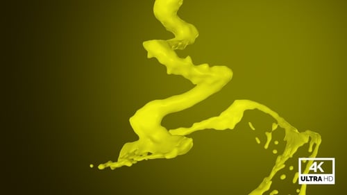 Splash Of Yellow Paint V3