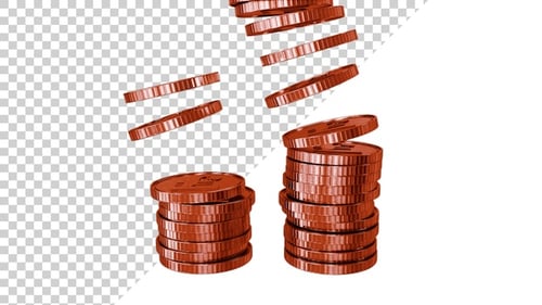 Lira Copper Coins Tower V2