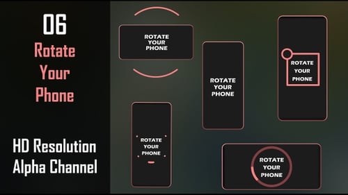 Gira tu teléfono — Paquete móvil rojo
