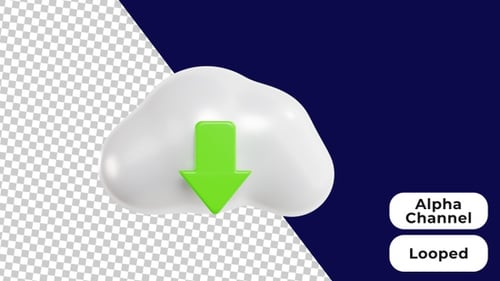 3D Animated Cloud Download | Alpha Channel