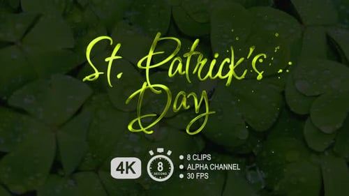 Animation textuelle pour la Saint-Patrick