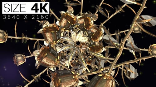Gold Roses 04