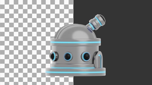 3D Animation of Star Observation | Alpha Channel