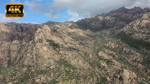 Rock Formations Aerial Video