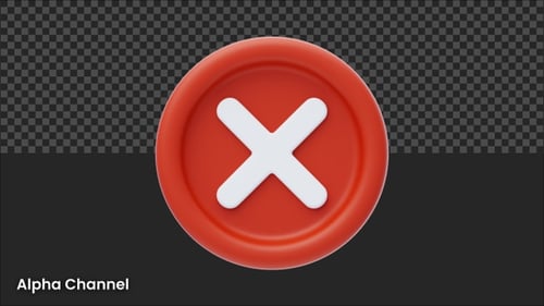 Red Crossmark