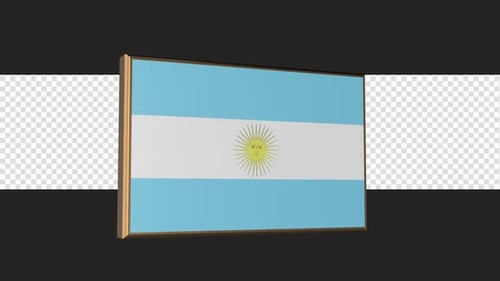 Argentina Flag Alpha Animated Logo