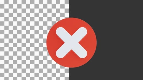 Animação 3D de Rejeitado | Alpha Channel