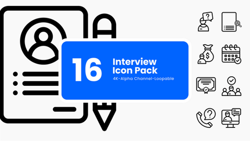 Interview Icon Pack