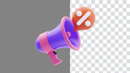 Promotion 3d animation | Alpha Channel