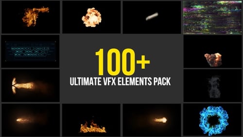 100+ Ultimate Vfx Elements Pack – All In One Action Bundle!